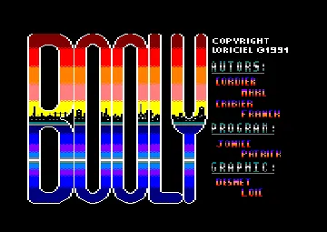 Booly (UK) (1991) (Trainer) screen shot title